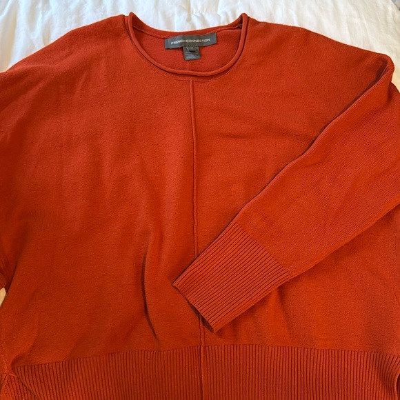 French connection burnt orange fall sweater - Picture 1 of 4